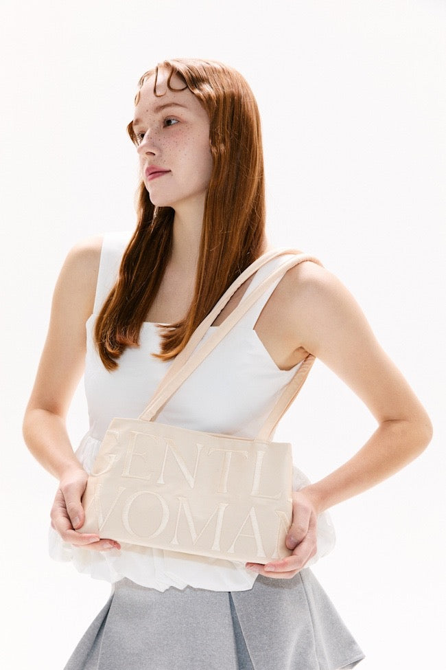 GENTLEWOMAN BALLERINA BAG : CREAM PIROUETTE